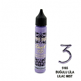 3D BONCUK BOYA-5165-BUĞULU LİLA