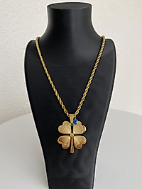 Yonca kolye çelik 60 cm