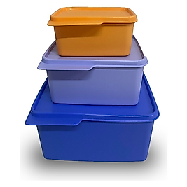 Tupperware Kare Saklama Seti 3'Lü