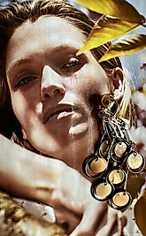 Gece Diskleri Özel Tasarım Küpe