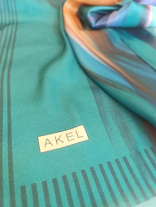 Dijital Kristal Eşarp 95 x 95 Ebat