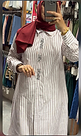 Hüma Sultan pamuk gömlek