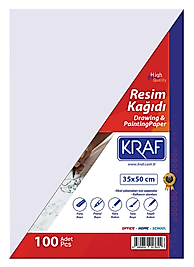 KRAF RESİM KAĞIDI 35x50cm 100 LÜ