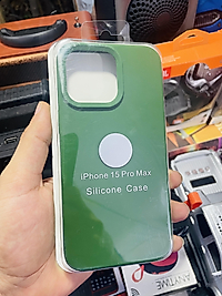 İphone 15 Pro Max Logolu Lansman Telefon Kılıfı Yeşil