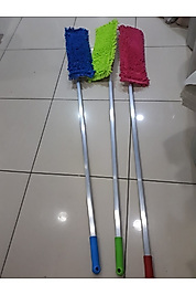 50 Cm Mikrofiber Makarna Mop Takımı ( 3 Farklı Renk Ve Alm.profil Saplı)