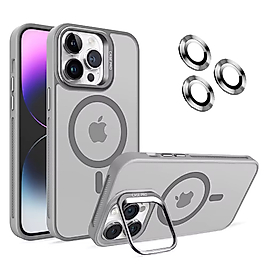 İPhone 13 Pro Kamera Korumalı Standlı Magsafe Telefon Kılıfı