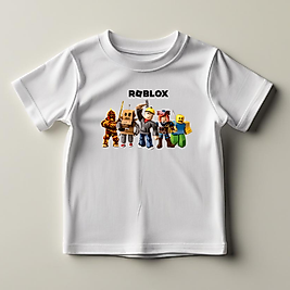 Roblox Baskılı Normal Kalıp  Çocuk Tişört