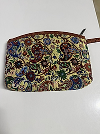 Terme Çanta Makyaj Çantası Kare Model Beyaz