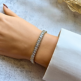 Su Yolu Bileklik 18,5-16,5 cm I Mev'Altın Collection