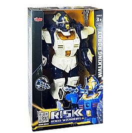 Vardem Işıklı ve Müzikli Roket Atan Pilli Savaşçı Robot 35cm