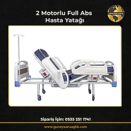 2 Motorlu Full Abs Hasta Yatağı