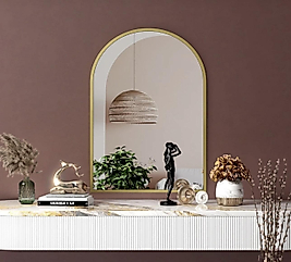 MAT GOLD KONSOL AYNASI