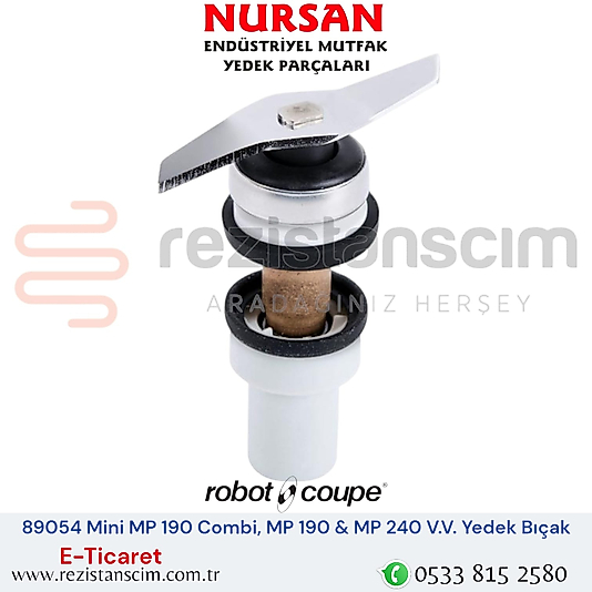 Robot Coupe 89054 Mini MP 190 Combi, MP 190 & MP 240 V.V. Yedek Bıçak