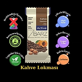 ZBARZ Active Kahve Espresso Fonksiyonel Atıştırmalık Bar 12li
