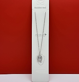 Küçük baget kolye silver