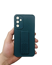 Samsung Galaxy A34 Standlı Silikon Telefon Kılıfı Yeşil