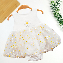 Papatya Çıtçıtlı Badili Elbise