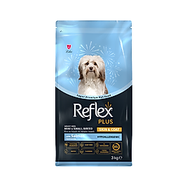 Reflex Plus Skin & Coat Somonlu Mini ve Küçük Irk Yetişkin Köpek Maması (3 kg)