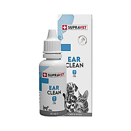 Supravet Ear Clean Kedi - Köpek Kulak Temizleme Solüsyonu 50 ml