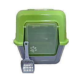 Çınar Plastik Tam Açılır Kapalı Kedi Tuvaleti ve Kürek 52 x 37 x 48 cm