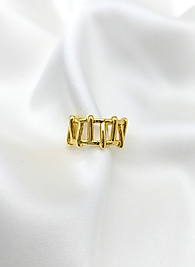 Çizgi Model Çelik Ear Cuff (kıkırdak küpe)
