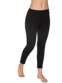 Gümüş 3103 Kadın Likralı Düz Uzun Tayt Siyah