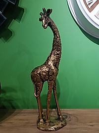 MERCAN MOBİLYA AKSESUAR, BÜYÜK ZÜRAFA  ,44 CM , Polyester Dekoratif Biblo, hediyelik eşya