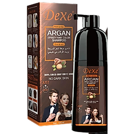 Dexe Boya Şampuan Argan Dark Brown 420 ml