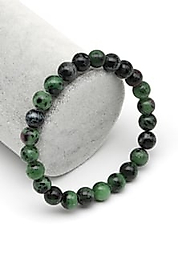 Anyolit Doğal Taş Bileklik 8 mm Küre