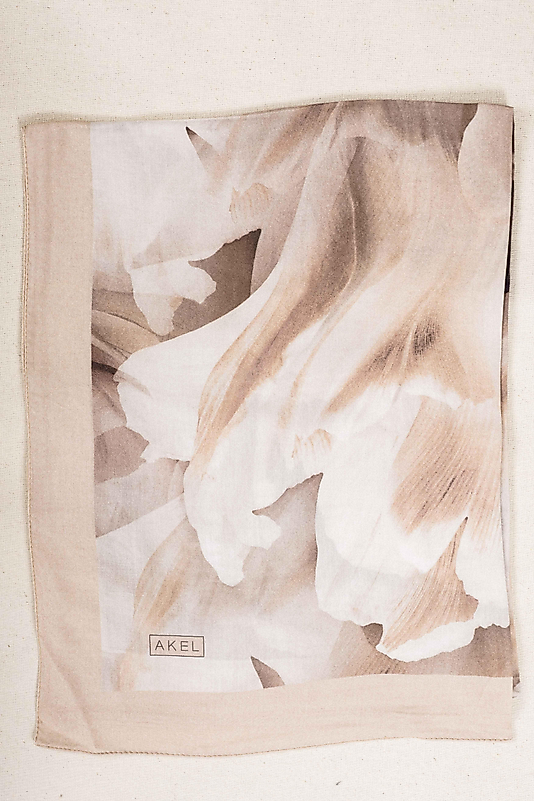 FLOOR İPEK ŞAL İTALYAN DİKİŞİ DESEN-3