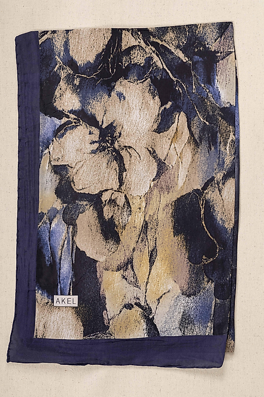 FLOOR İPEK ŞAL EL DİKİŞİ DESEN-2