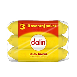 Dalin ıslak havlu 3'lü