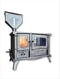 KUZİNELİ  PELET VE ODUN SOBASI MEGA