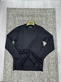 Bisiklet yaka sweatshirt siyah (kod 1092)