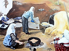 Ekmek Yapan Kadınlar