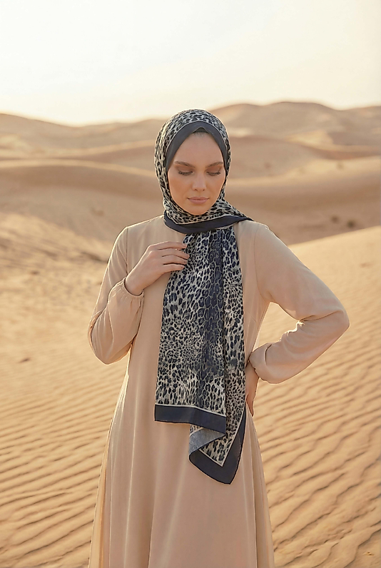 Spring Leopar Desenli Şal