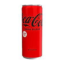 COCA COLA ZERO 330 ML TNK