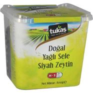 Tukaş Doğal Yağlı Sele Siyah Zeytin 800 G. M-S