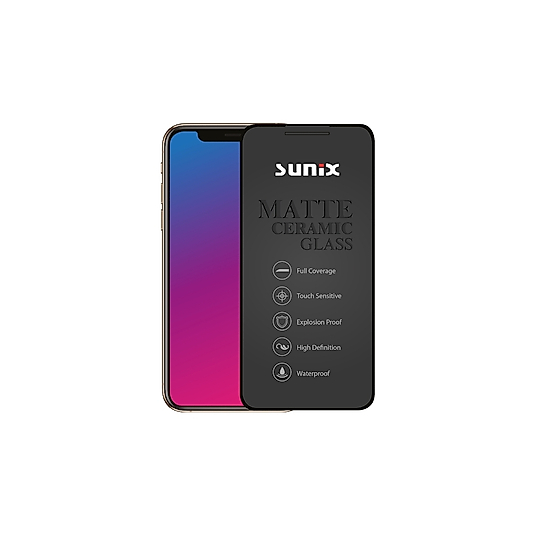 İPHONE  11 PRO MAX SUNIX MATTE CERAMIC GLASS NANO 2 ADET