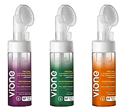 3 ü Bir Arada Vione Yüz Temizleme Köpüğü