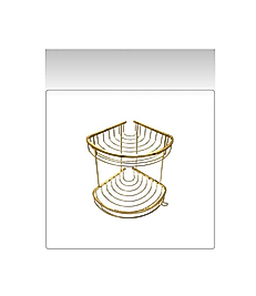 20*20 İKİLİ ŞAMPUANLIK KÖŞELİK GOLD