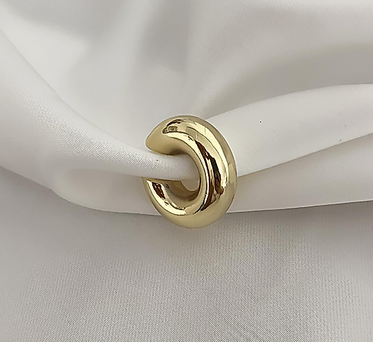 Gold Orta Boy Ear Cuff