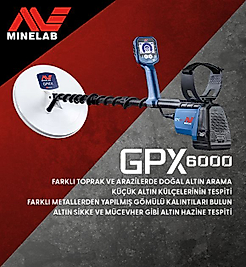 Minelab Dedektör GPX 6000 Dedektör