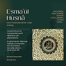 Esma'ül Hüsnâ ile Terapi 41x4