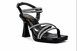 Kadın Taşlı Topuklu Sandalet