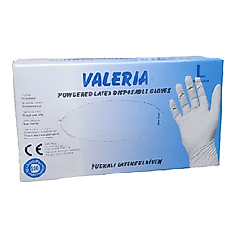 VALERIA PUDRALI LATEKS ELDİVEN 100 ADET L BEDEN