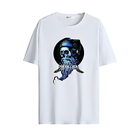 Rock and Roll & Metallica Tarzı Baskılı Oversize Unisex Tişört