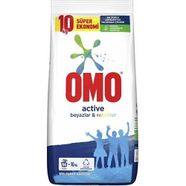 Omo Matik Active Toz Çamaşır Deterjanı Beyazlar ve Renkliler Için 10 kg