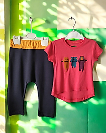2B ORGANİKO Pink Three Animals