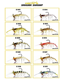 Caretta Sakura Shrimp 76mm 6,5gr Silikon Karides E007